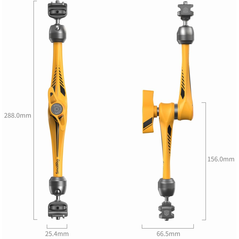 SmallRig 5521 Rosette Arm Support (11") "BumbleBee Edition"