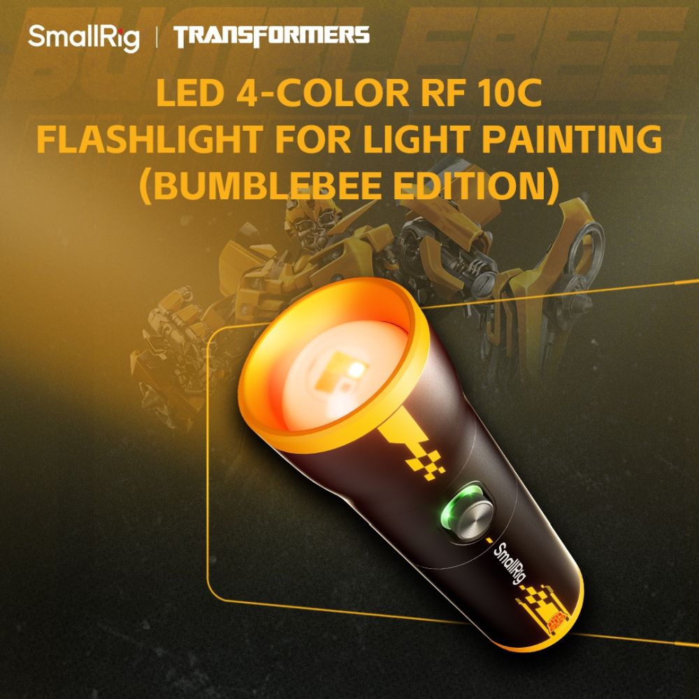 SmallRig 5512 RF 10C Portable Focusable LED Video Light "BumbleBee Edition"