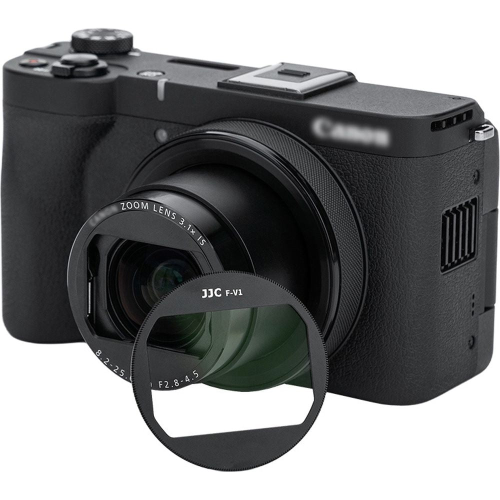 JJC UV filter for Canon PowerShot V1, Ultra Slim Multi-Coated (F-V1)