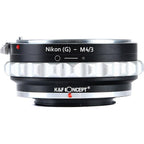 K&F Lens Adapter Nikon F (G-type) - Micro 4/3