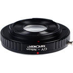 K&F Lens Adapter Contax Yashica - Nikon F (with glass)