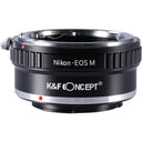 K&F Lens Adapter Nikon F - Canon EOS M (EF-M)