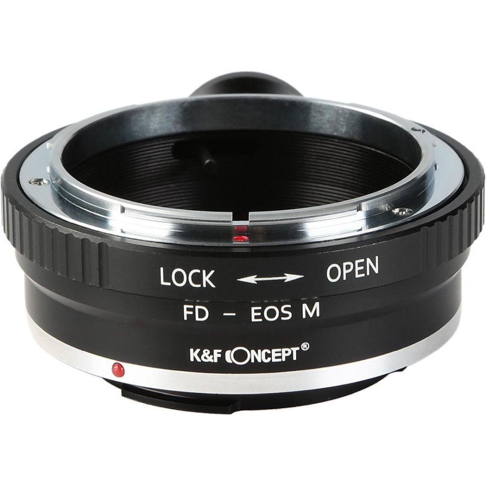 K&F Lens Adapter Canon FD - Canon EF-M (1/4" tripod-mount)