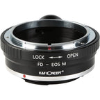 K&F Lens Adapter Canon FD - Canon EF-M (1/4" tripod-mount)