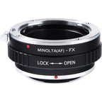 K&F Lens Adapter Sony Alpha A en Minolta AF - Fujifilm X