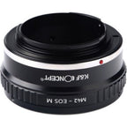 K&F Lens Adapter M42 - Canon EF-M (with 1/4" statief-mount)