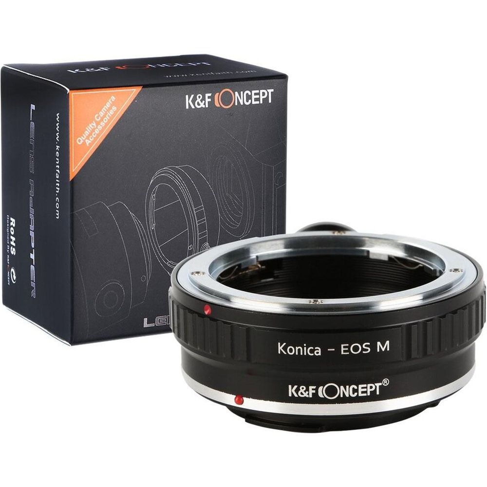 K&F Lens Adapter Konica AR - Canon EF-M (1/4" tripod-mount)