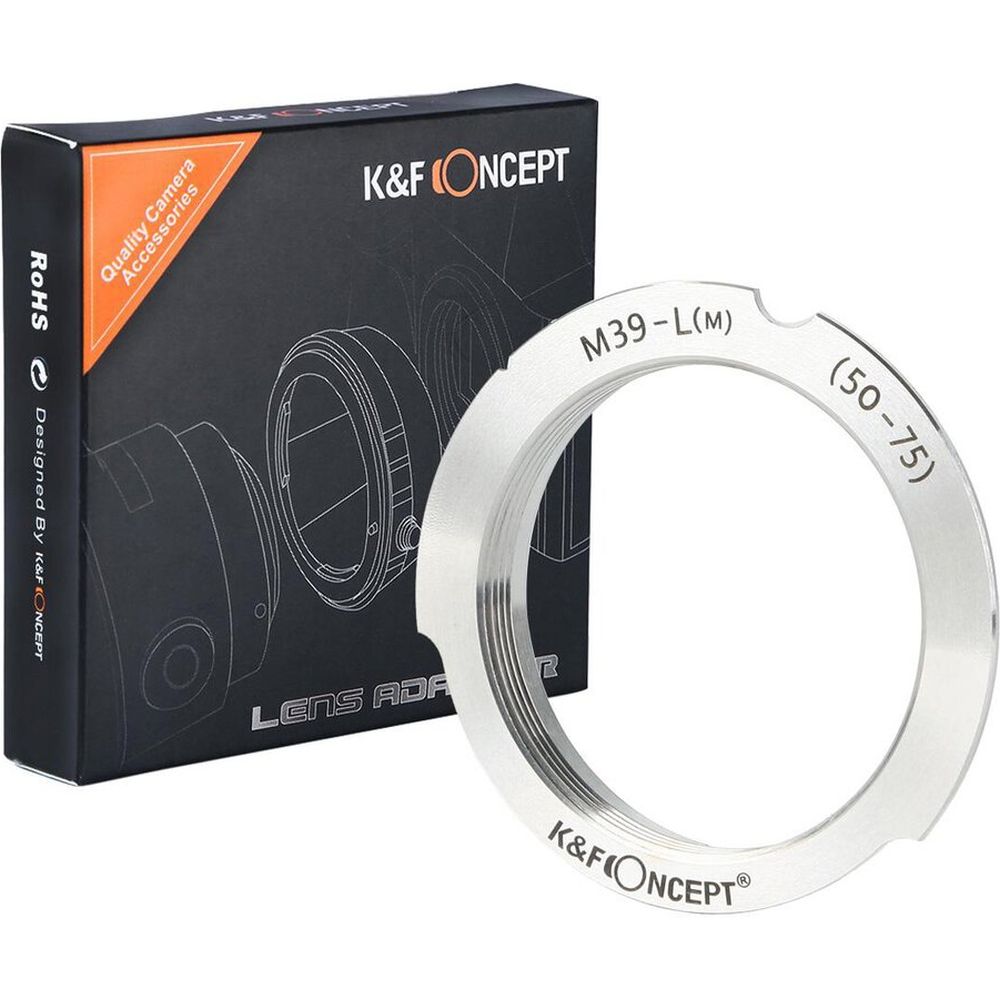 K&F Lens Adapter M39 (50-75mm) - Leica M