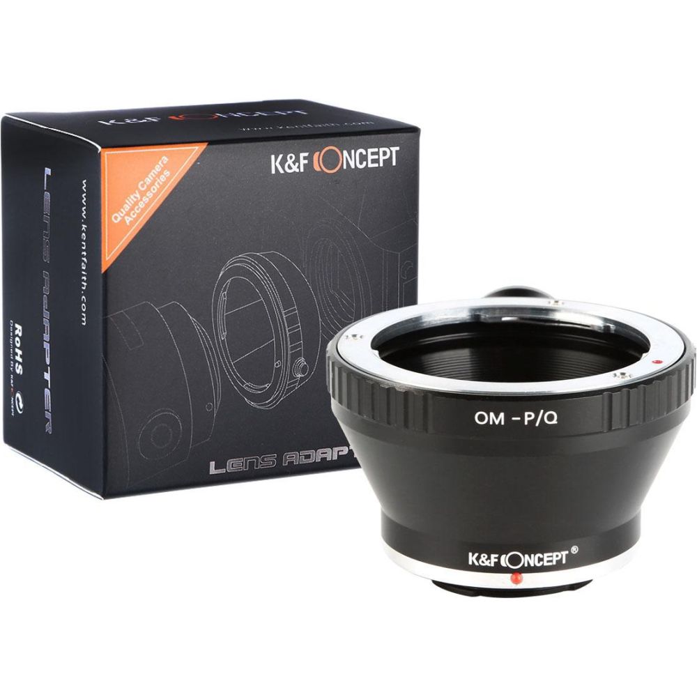 K&F Lens Adapter Olympus OM - Pentax Q (with statief-mount)
