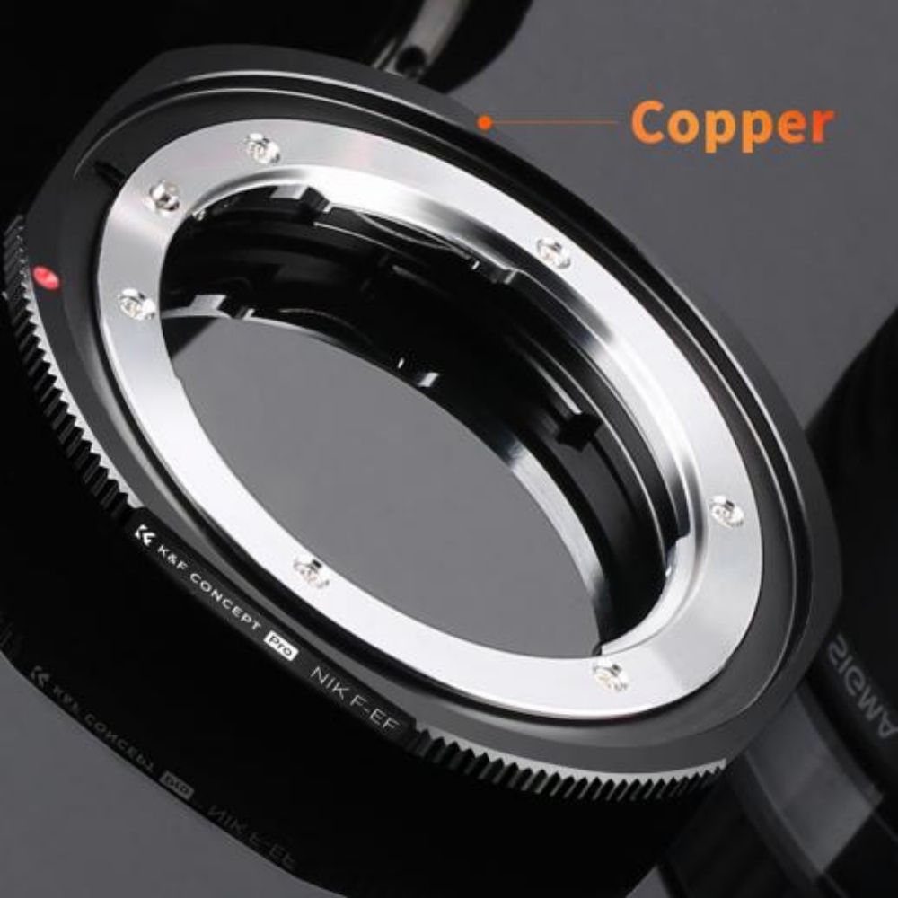 K&F Lens Adapter Nikon F - Canon EOS (EF / EF-S) (PRO)