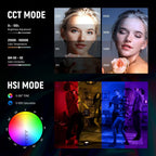 Neewer TL98C 6W magnetic RGB tubelight 108cm