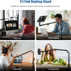 Neewer ST3 flexible overhead camera mount desk stand