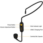 7Ryms Presentation Speaker with Wireless Headset - black
