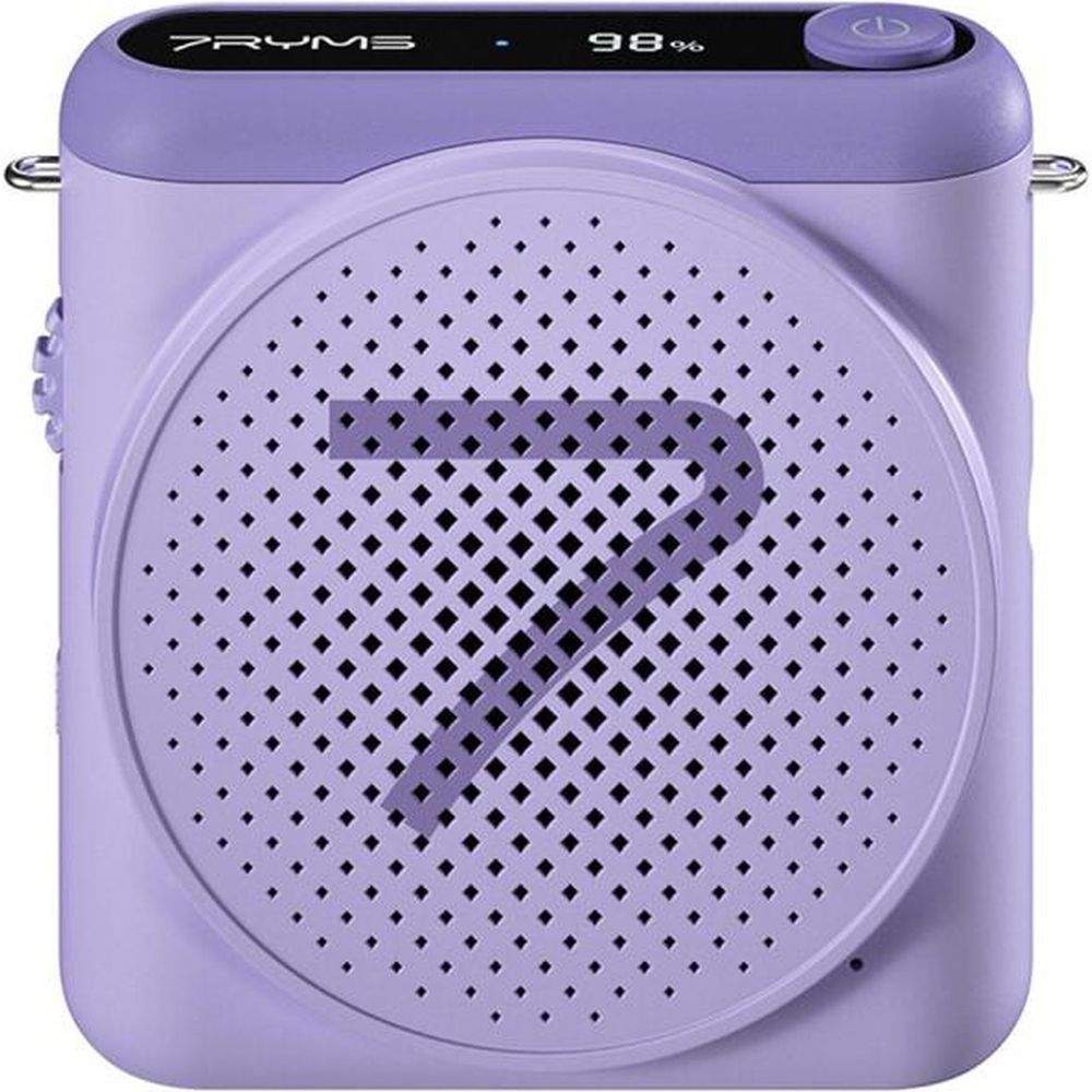 7Ryms Presentation Speaker with Wireless Headset - Purple