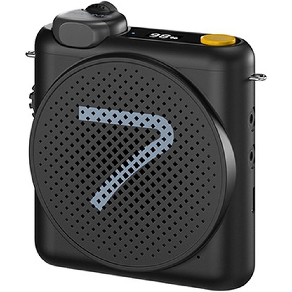 7Ryms Presentation Speaker with Wireless Microphone - Black