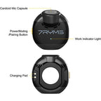7Ryms Presentation Speaker with Wireless Microphone - Black