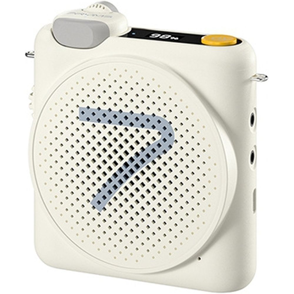 7Ryms Presentation speaker with wireless microphone - white
