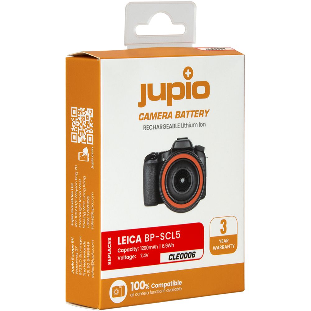 Jupio Leica BP-SCL5 Battery