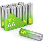 GP Alkaline Super AA 1.5V blister battery pack of 10