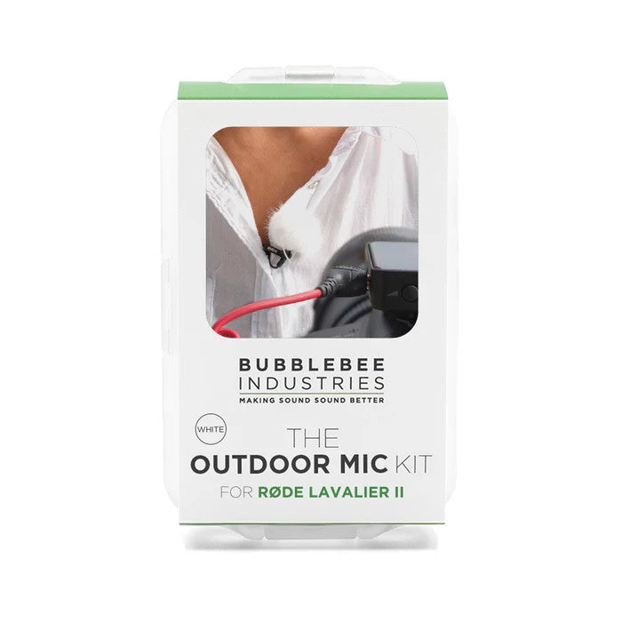 Bubblebee The Outdoor Mic Kit For Røde Lavalier II White