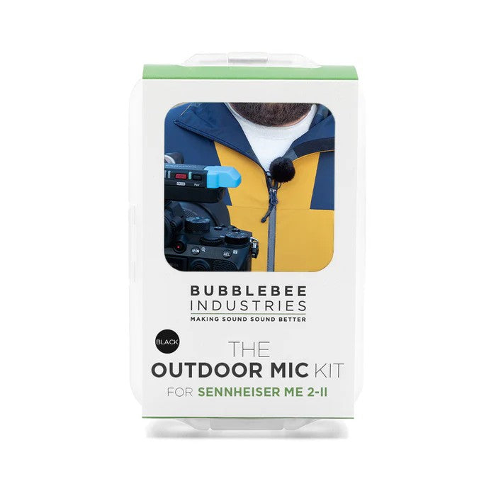 Bubblebee The Outdoor Mic Kit For Sennheiser ME 2-II, Black