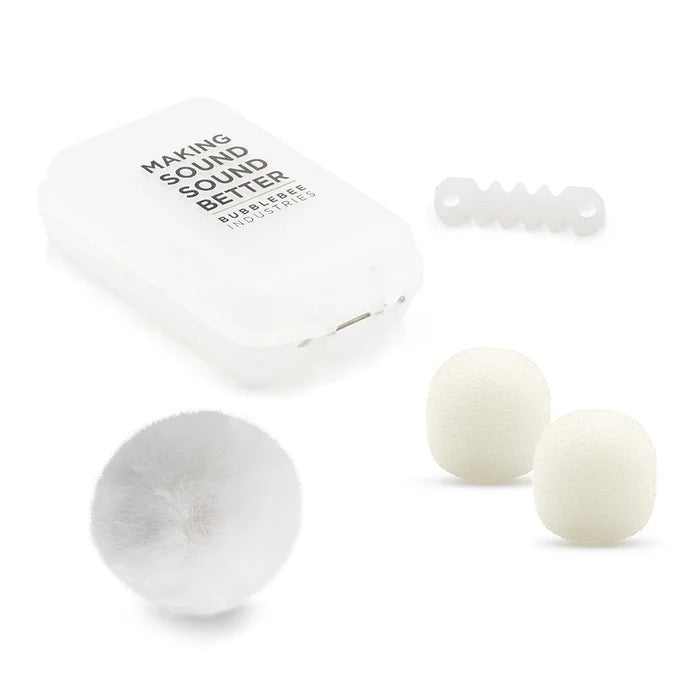 Bubblebee The Outdoor Mic Kit For Sennheiser ME 2-II, White