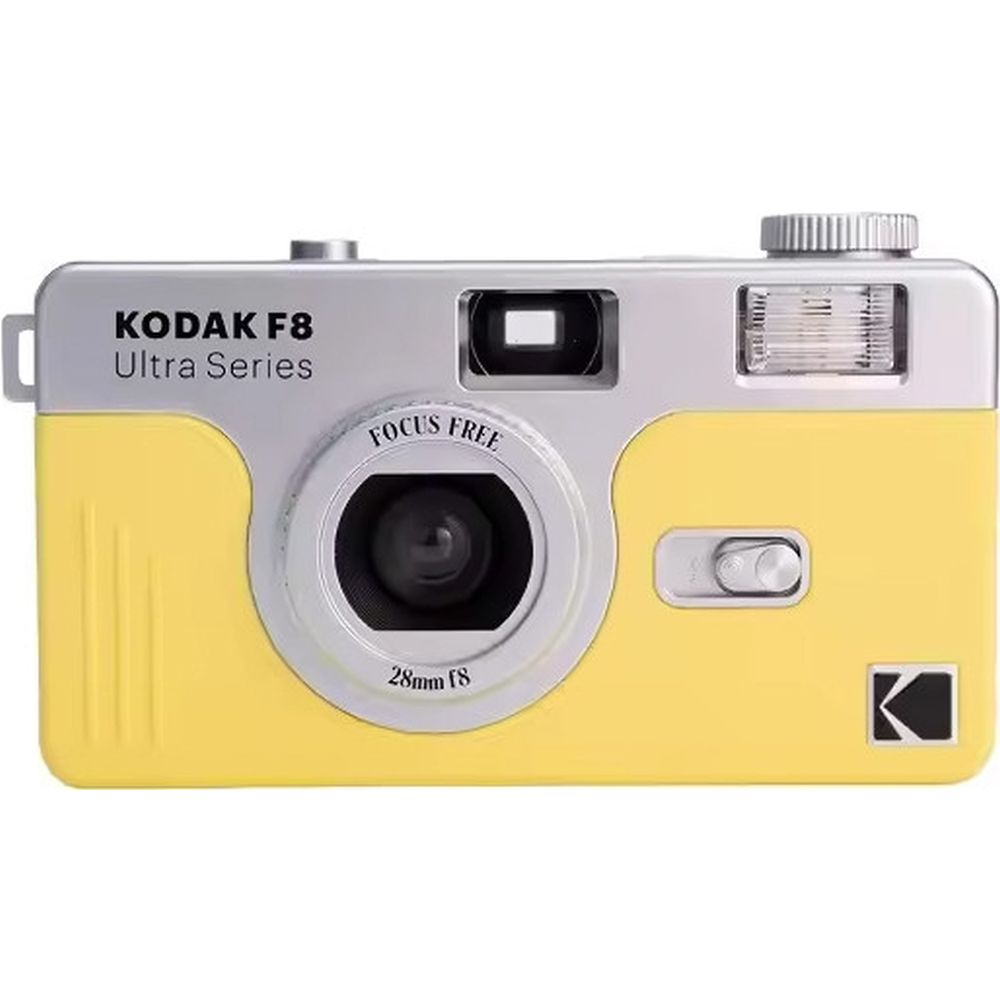 Kodak 35mm Analog Reusable Photo Camera f/8 yellow