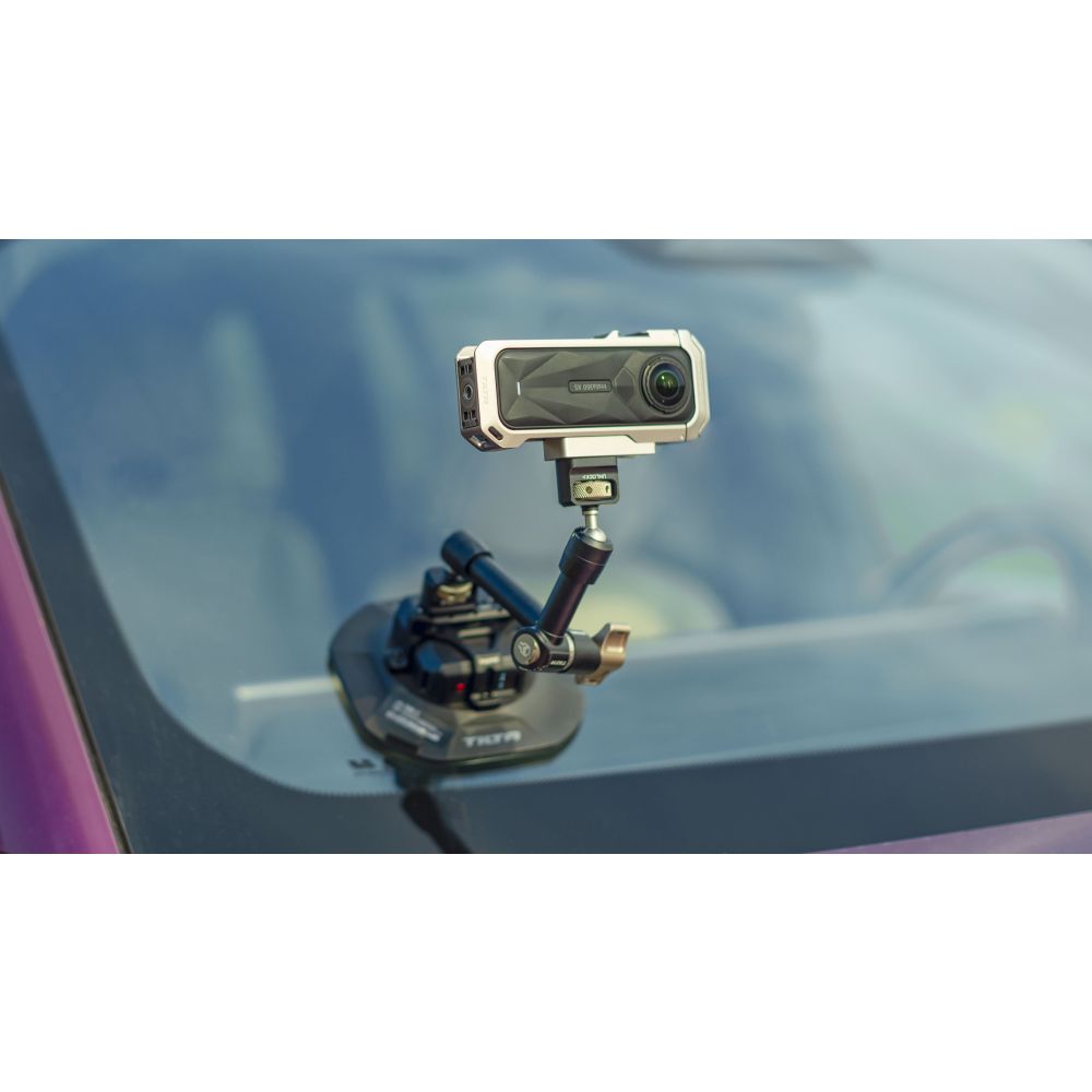 Tilta Horizontal Mounting Plate for Insta360 X5 Camera Cage - Titanium Gray