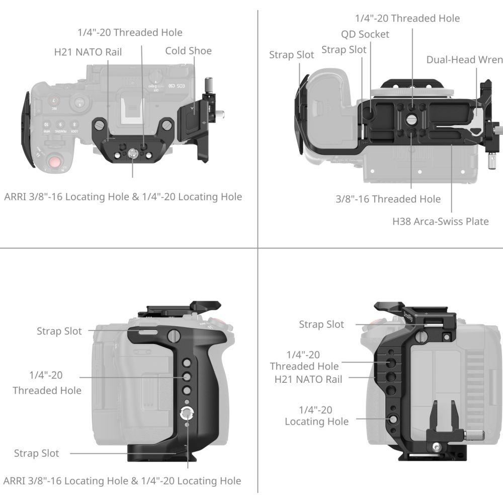 SmallRig 5656 Cage for Canon EOS C50