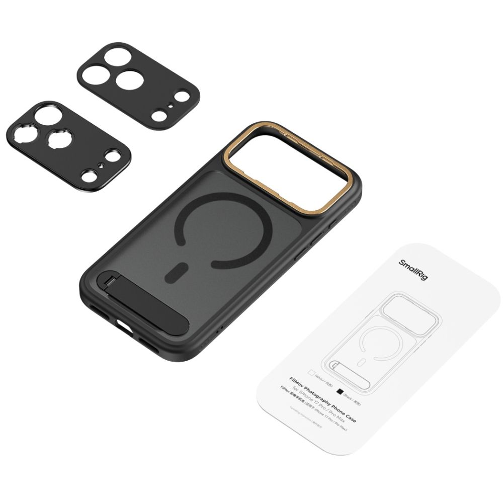 SmallRig 5551 FilMov Lightweight Photography Phone Case for iPhone 17 Pro Max, black