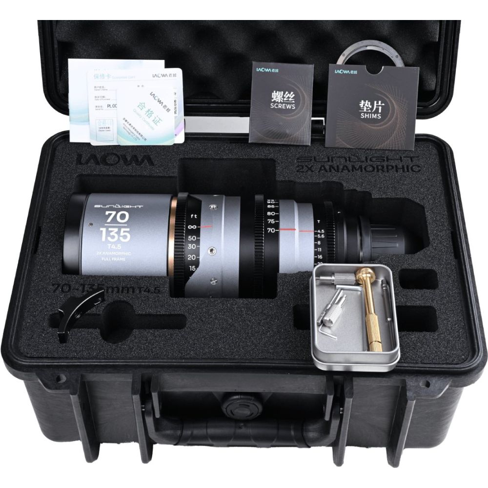 Laowa Sunlight FF 2x Anamorphic Zoom 70-135mm T4.5 Amber
