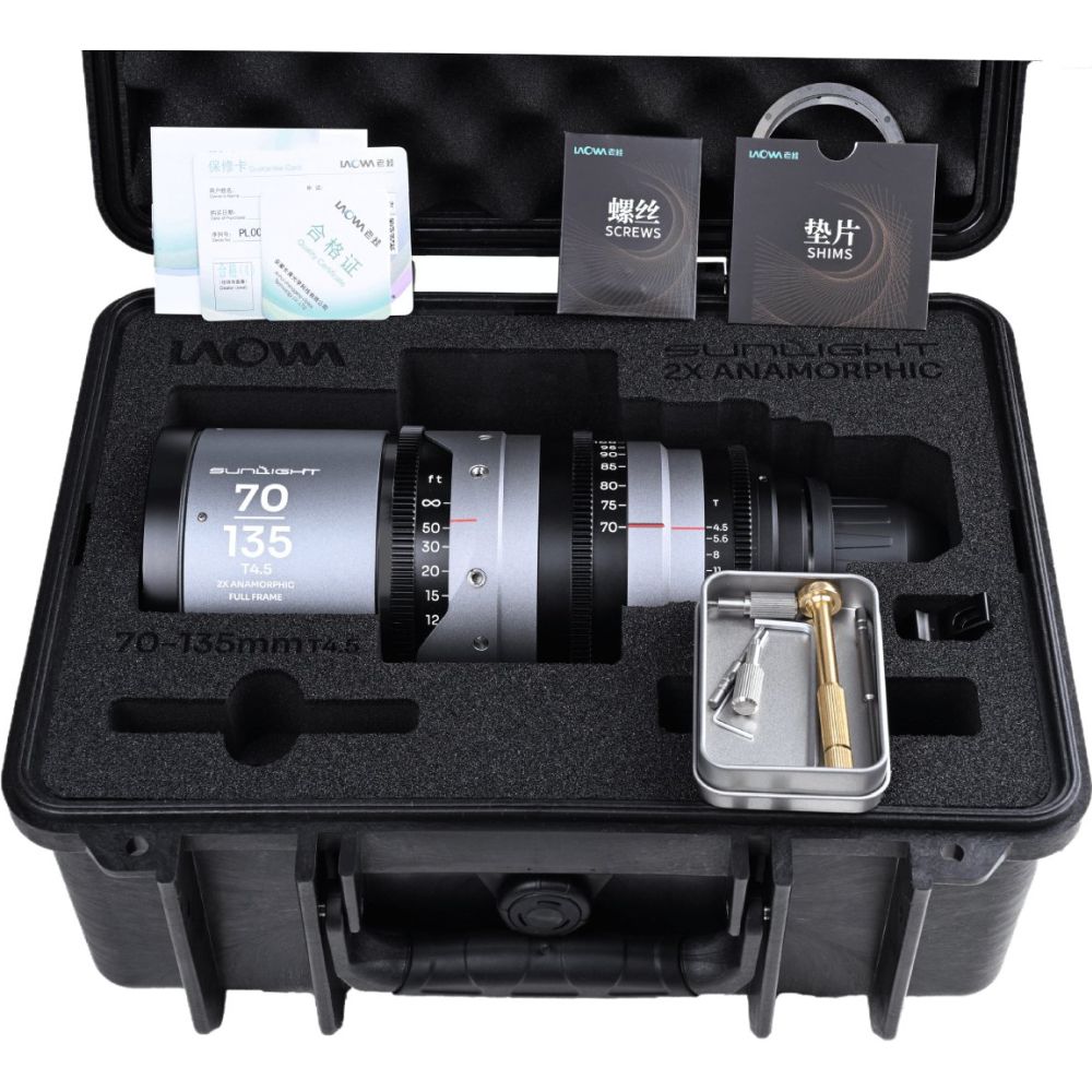 Laowa Sunlight FF 2x Anamorphic Zoom 70-135mm T4.5 Clear