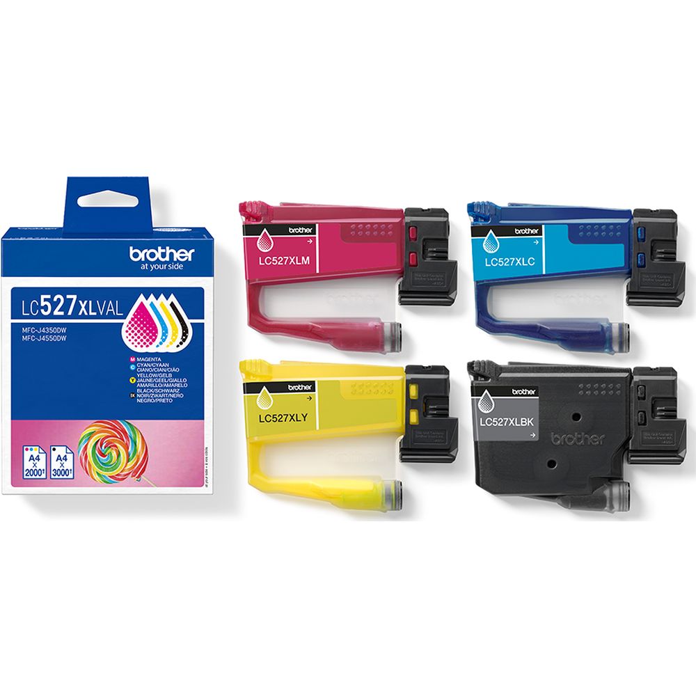 Brother LC-527XLVAL ink cartridge Value pack XL