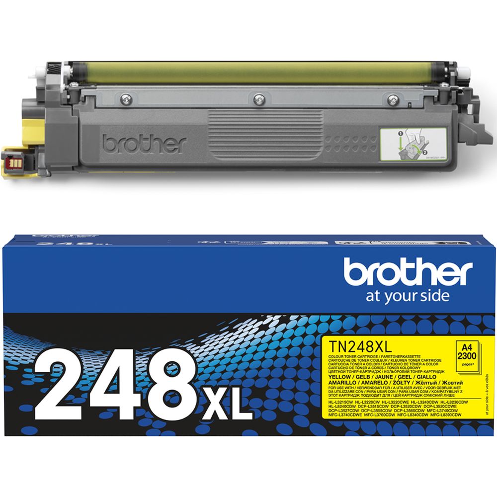 Brother TN248XLY toner cartridge XL yellow
