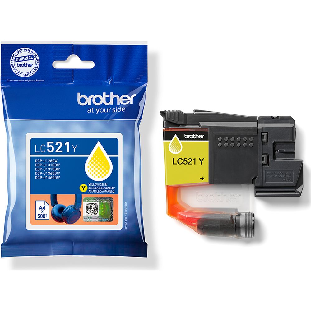 Brother LC-521Y ink cartridge yellow