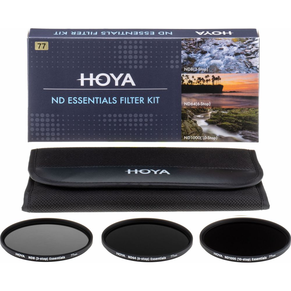 Hoya 72mm ND Essentials Filter Kit 8/64/1000