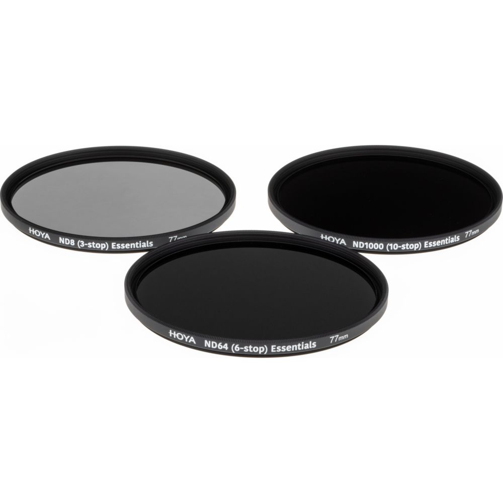 Hoya 77mm ND Essentials Filter Kit 8/64/1000