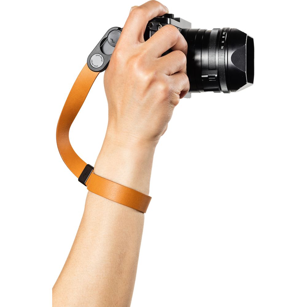 Peak Design Cuff Leather Camera Strap Wrist Amber
