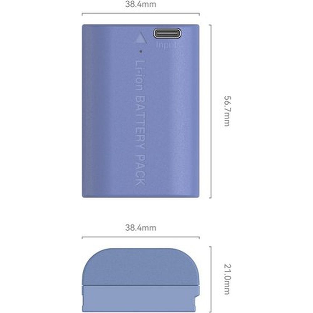 SmallRig 5406 Camera Battery for Canon LP-E6P, blue