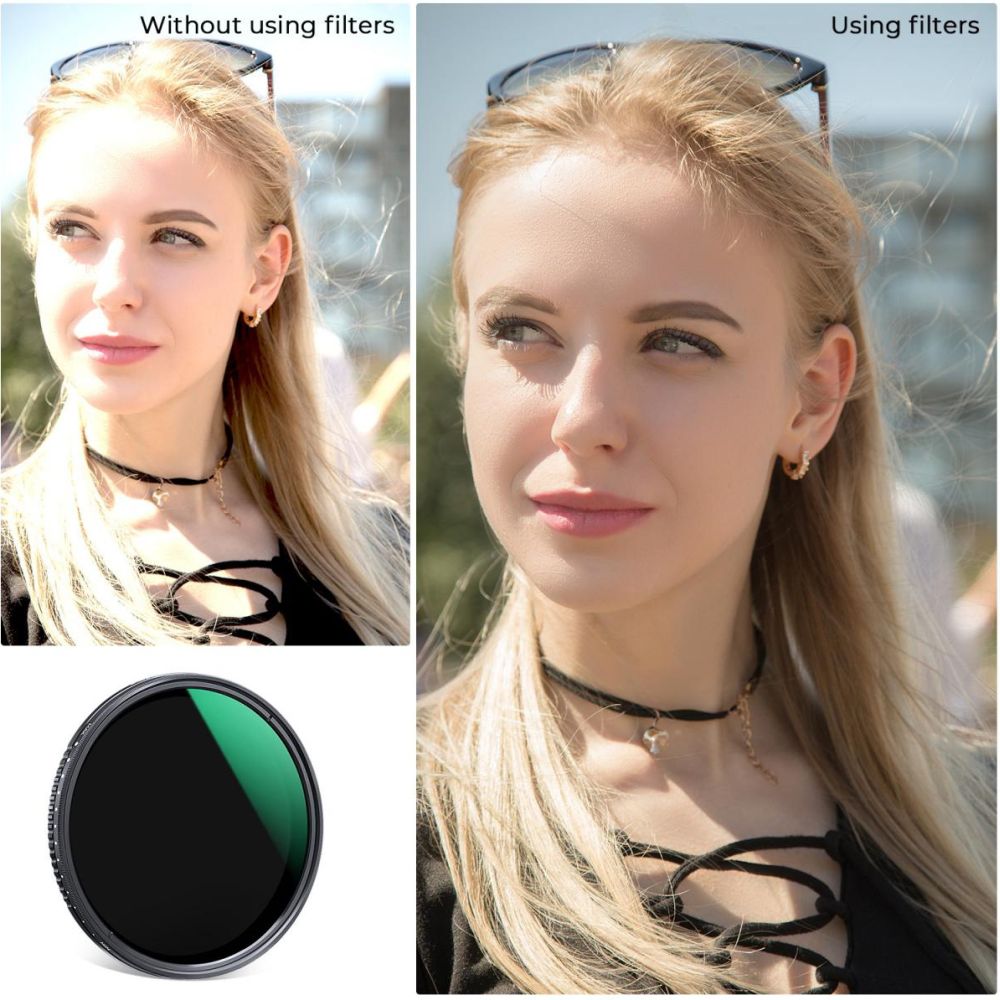 K&F Concept Variable ND filter ND2-400 - 67mm