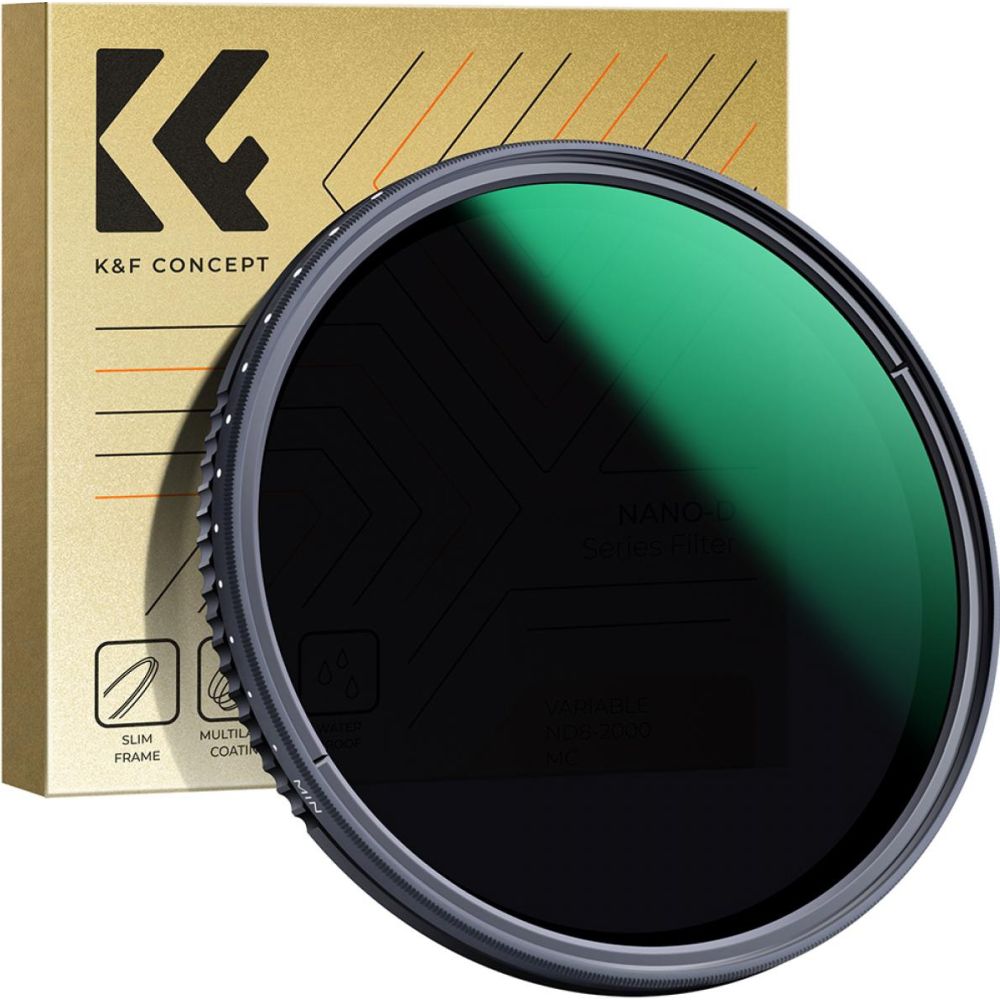 K&F Concept Variable ND filter ND8-2000 super slim - 82mm