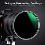 K&F Concept Variable ND filter ND8-2000 super slim - 82mm
