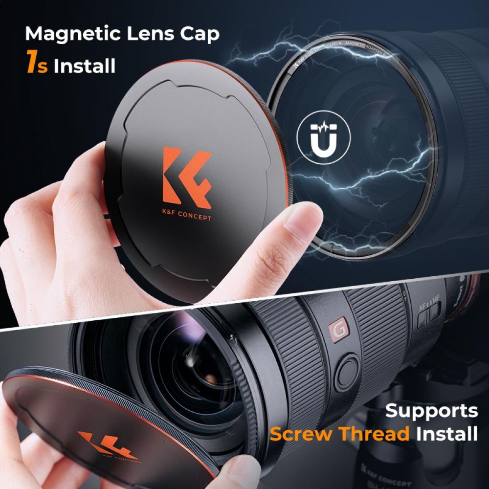 K&F Concept Magnetic 1/8 Black Mist Filter Nano X - 67mm