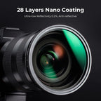 K&F Concept Variable ND filter ND8-128 Nano X magnetic 67mm