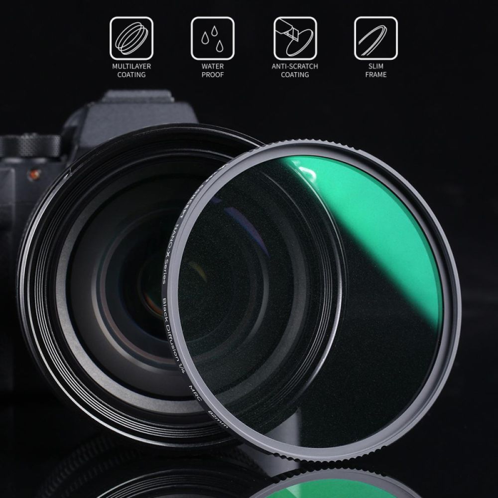 K&F Concept 1/4 Black Mist Filter Nano X - 77mm