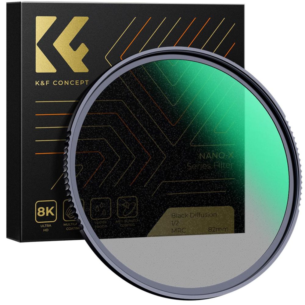 K&F Concept 1/2 Black Mist Filter Nano X - 58mm