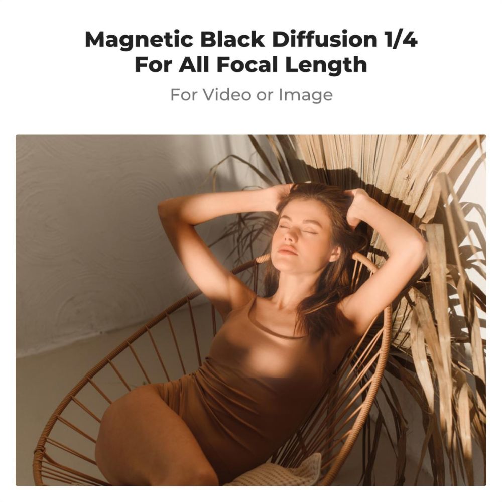 K&F Concept Magnetic 1/4 Black Mist Filter Nano X - 49mm