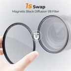K&F Concept Magnetic 1/8 Black Mist Filter Nano X - 55mm