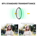 K&F Concept Magnetic 1/8 Black Mist Filter Nano X - 77mm