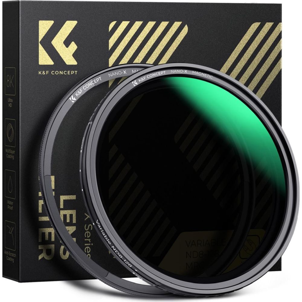 K&F Concept Variable ND filter ND8-128 Nano X magnetic 77mm